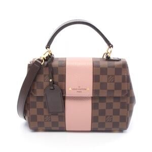 Louis Vuitton Bond Street Ebene Brown Handbag Leather Pink